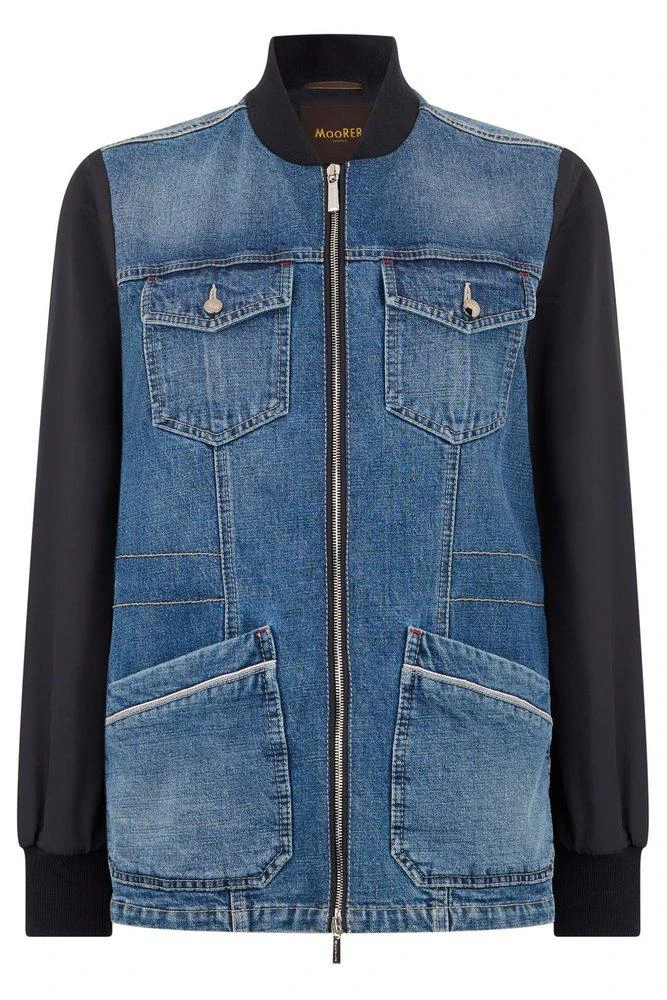 MOORER Moorer Laurie Panelled Denim Jacket