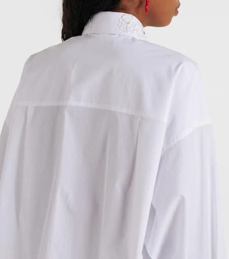 Dolce 
Gabbana Embroidered cotton poplin shirt 6