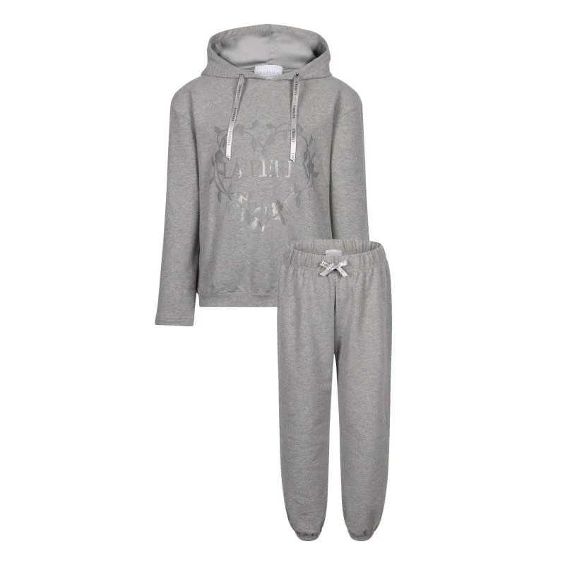 La Perla Logo heart tracksuit in grey 1