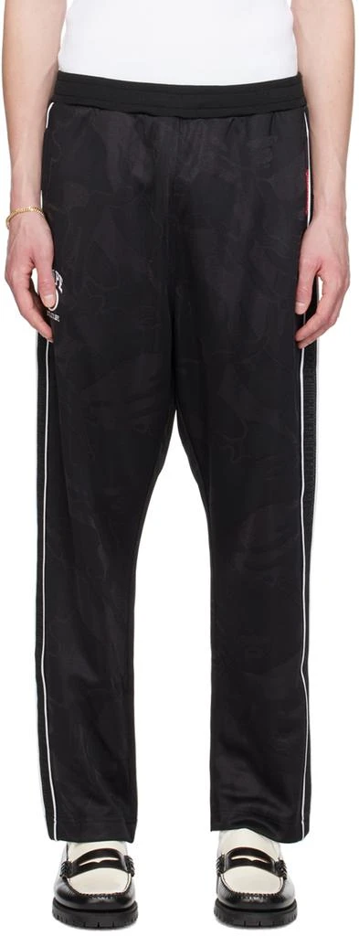 AAPE by A Bathing Ape Black Patch Sweatpants 1