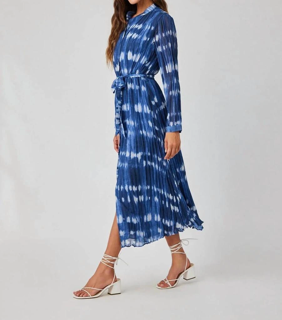 Bella Dahl Bella Dahl - Long Sleeve Pleated Maxi Dress 3