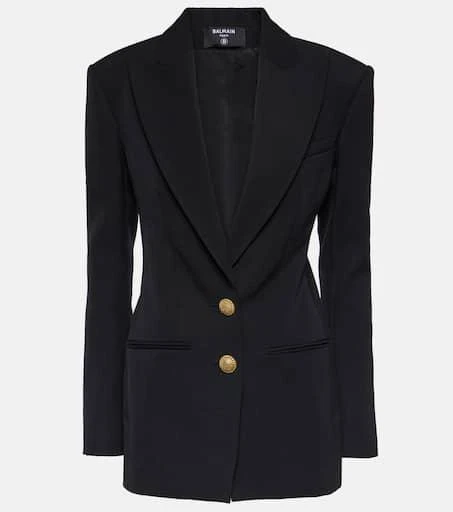 Balmain Virgin wool blazer 1