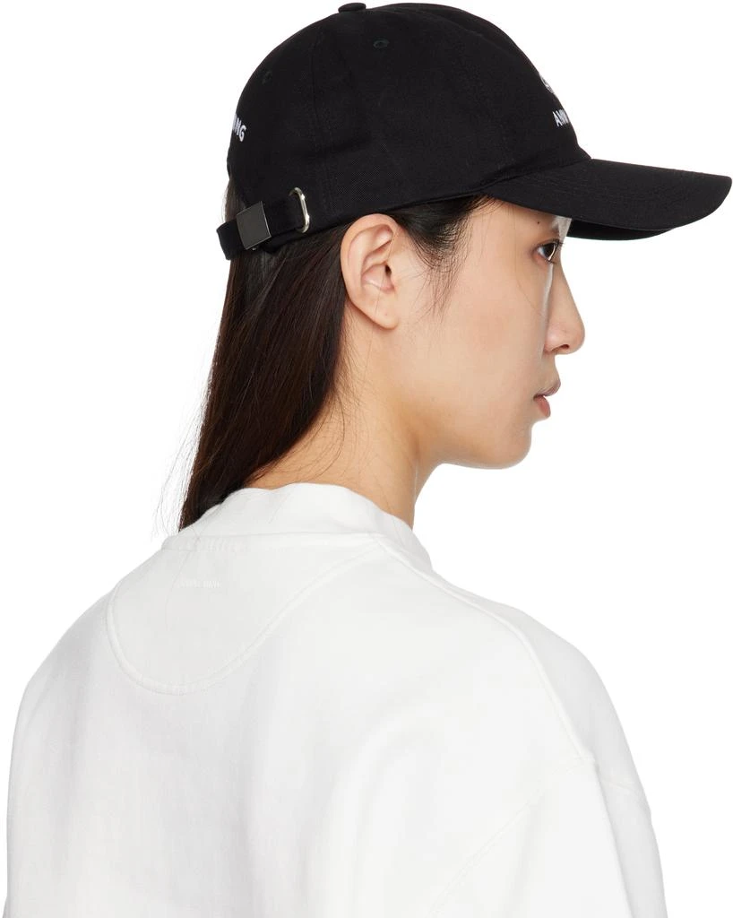 ANINE BING Black Jeremy Baseball Cap 3