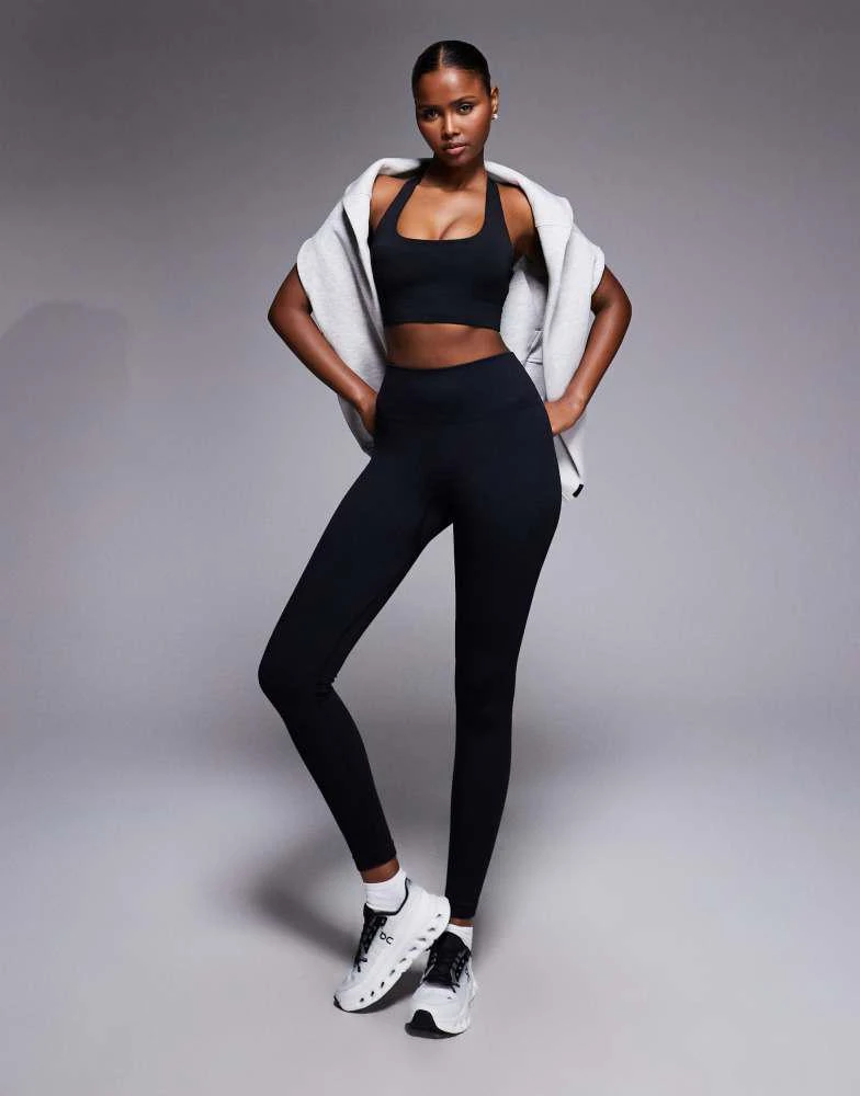 4505 4505 seamless sculpting high waist gym leggings in black