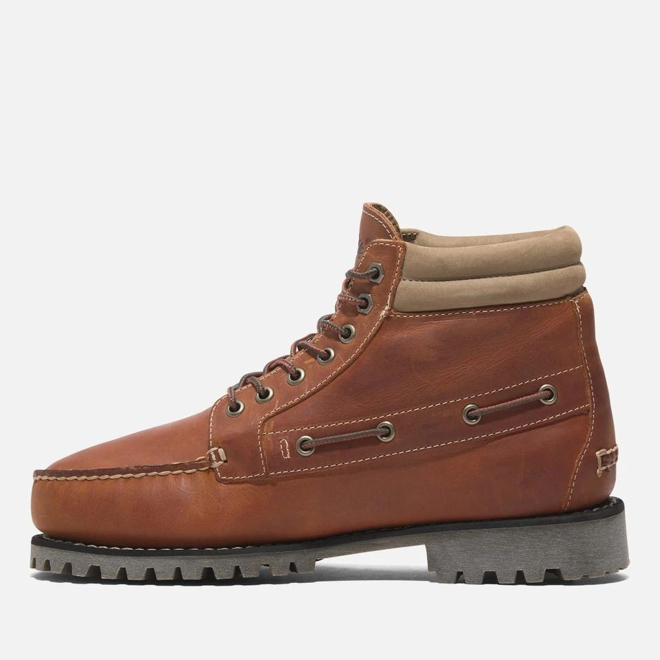 Timberland TIMBERLAND MEN'S AUTHENTICS 7-EYE 'VINTAGE CRAFT' LEATHER BOOTS 4