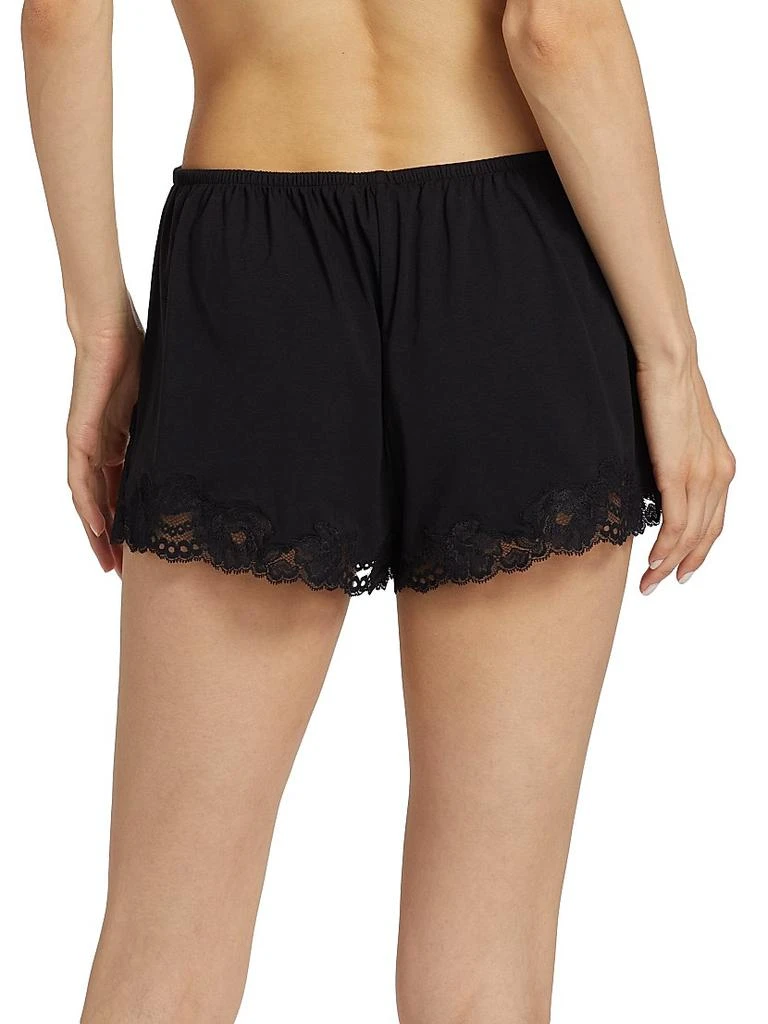 Josie Imagine Stretch Jersey Lace-Trim Lounge Shorts 4