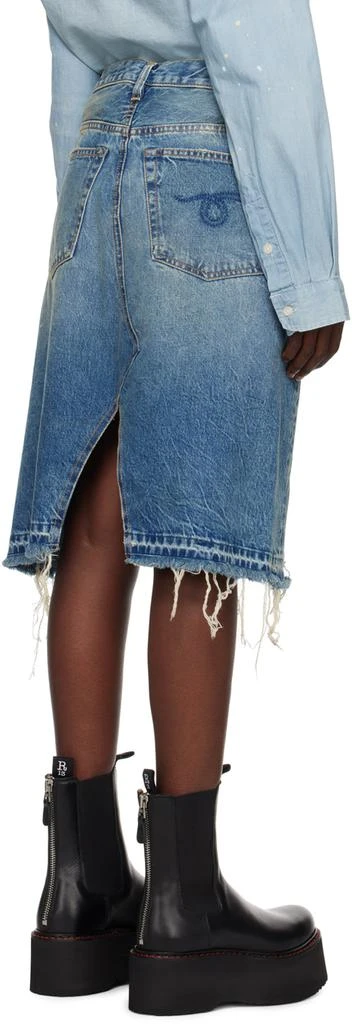 R13 Blue Norbury Denim Miniskirt 3