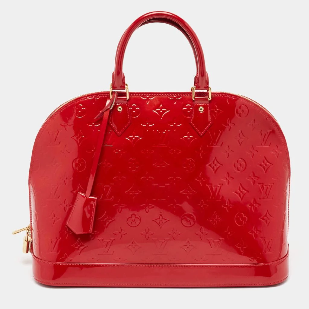 Louis Vuitton Louis Vuitton Pomme D’amour Monogram Vernis Alma GM Bag 1