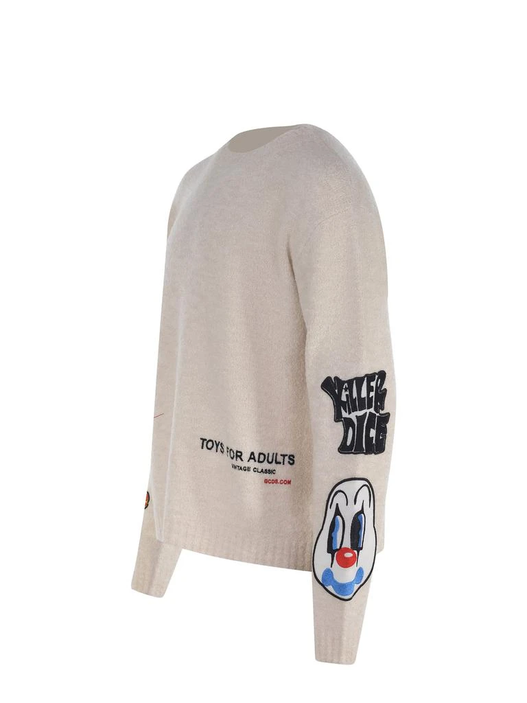 GCDS Gcds Ivory White Sweater. 2