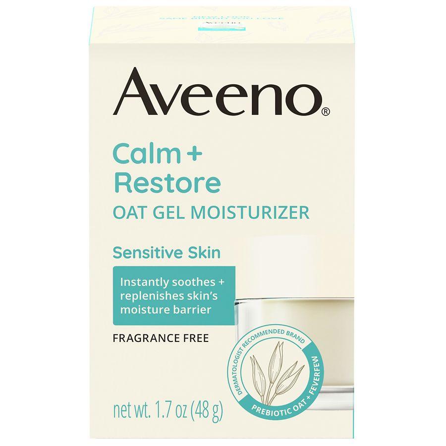 Aveeno Calm + Restore Oat Gel Face Moisturizer, Sensitive Skin