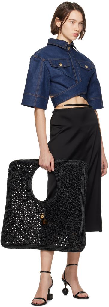 Shop Navy La Casa 'Le haut de-Nîmes' Denim Shirt on Sale at