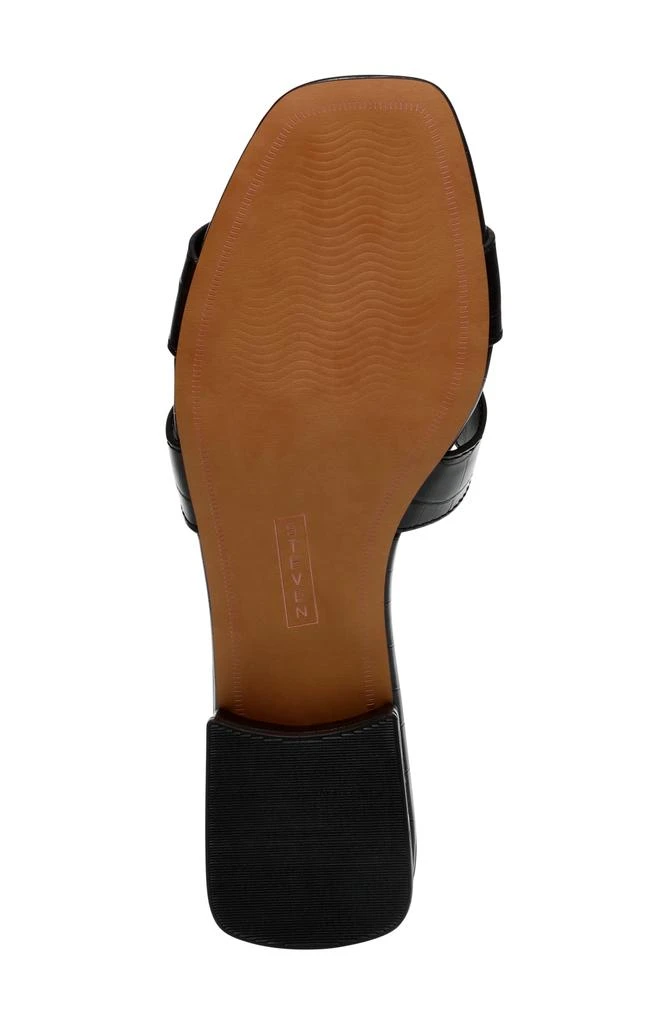 Steven New York Hutchy Croc Embossed Sandal 7