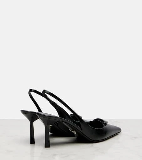 Prada Saffiano leather slingback pumps 2