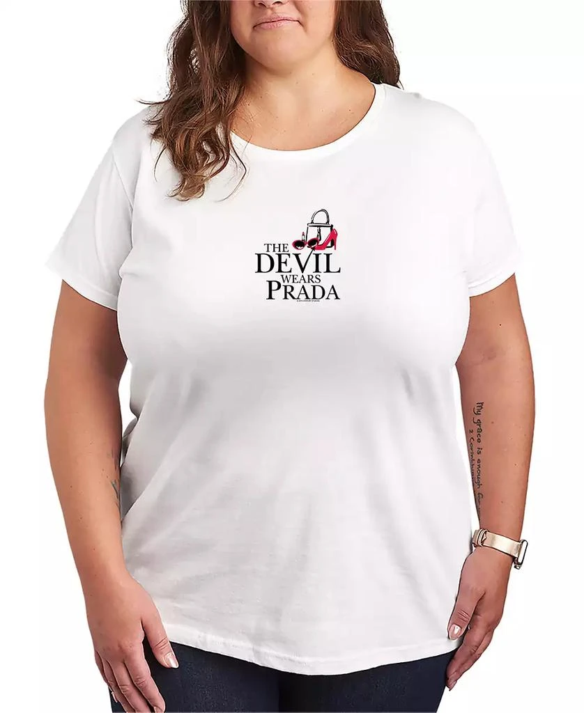 Hybrid Apparel Plus Size The Devil Wears Prada Logo Andy's Accessories Short-Sleeve T-Shirt