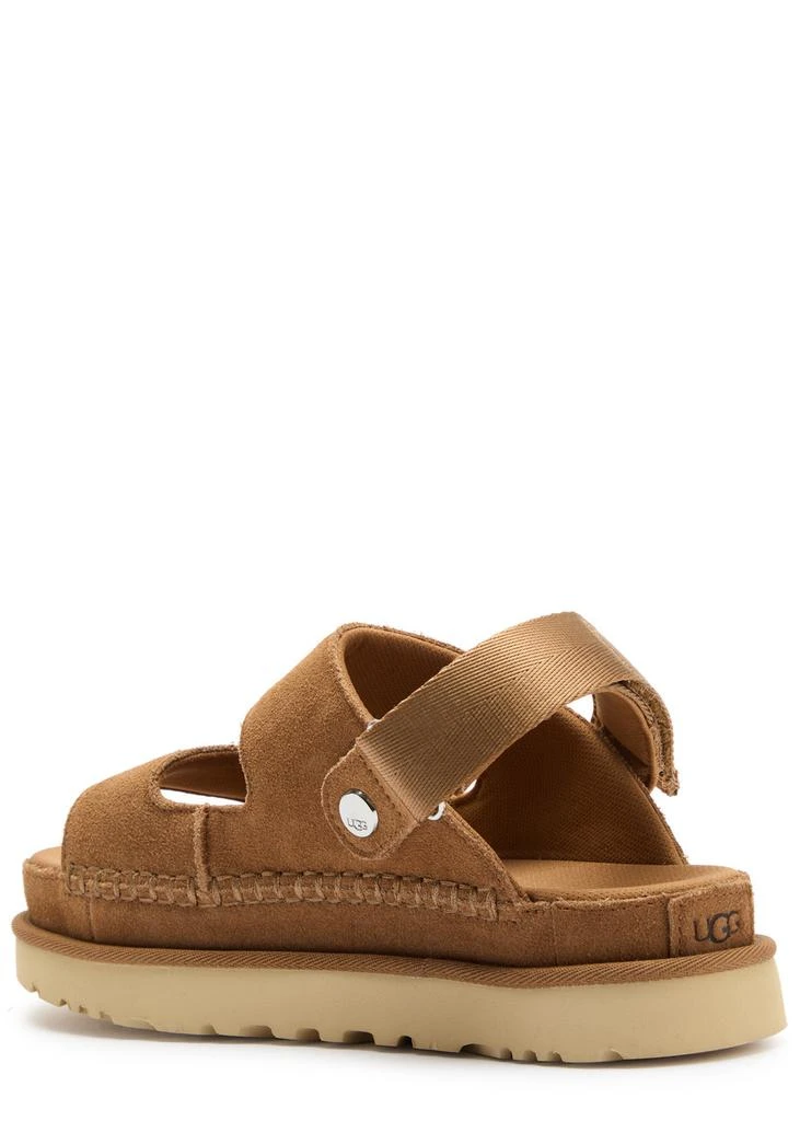 UGG Goldenstar Glide suede flatform sandals 2