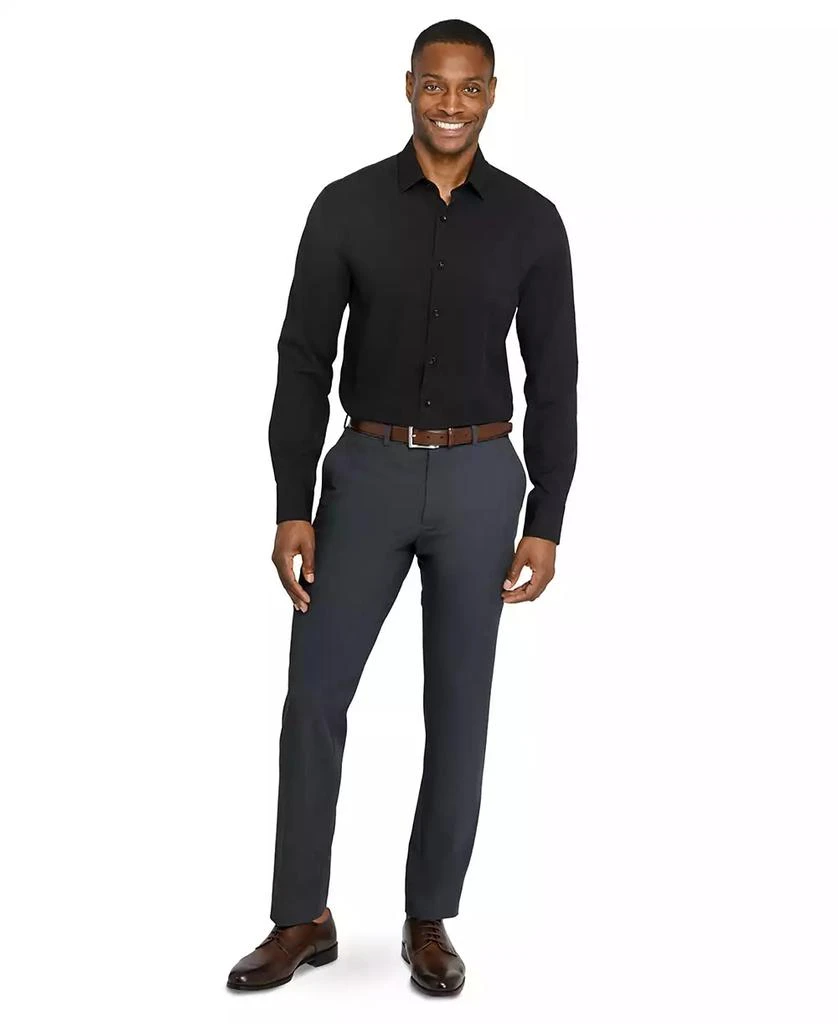 ConStruct Men's Solid Performance Stretch Cooling Comfort Dress Shirt 3