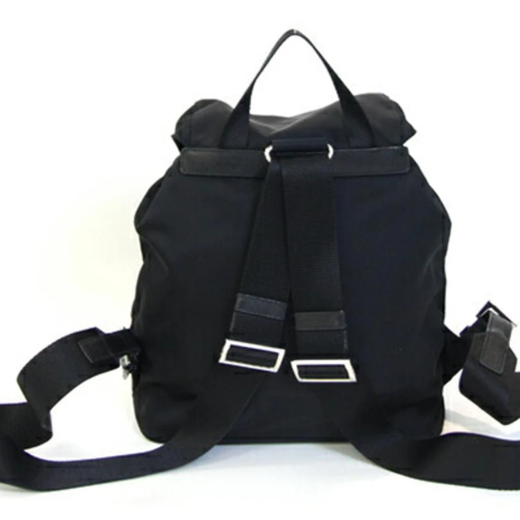 Prada Nylon Leather Backpack (Pre-Owned) 2