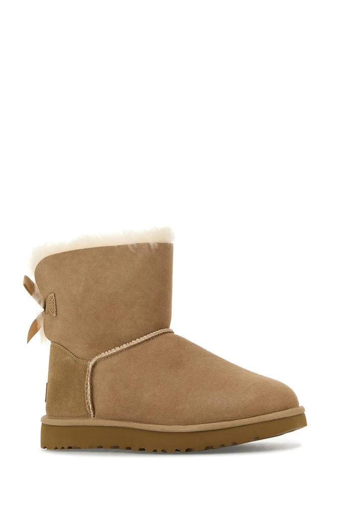 UGG Sand suede Mini Bailey Bow ankle boots 1
