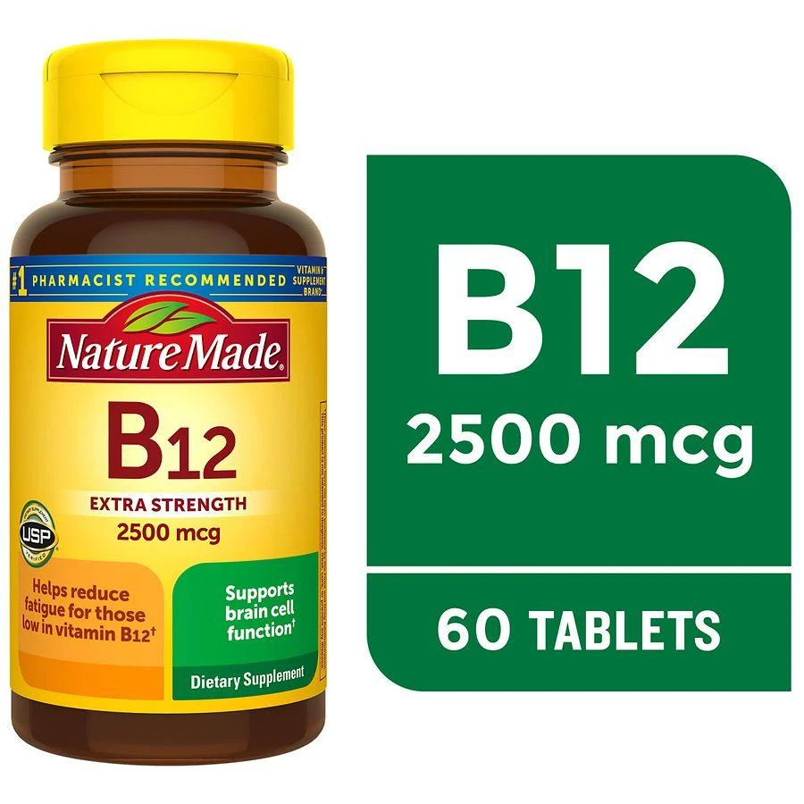Nature Made Extra Strength Vitamin B12 2500 mcg Tablets 7