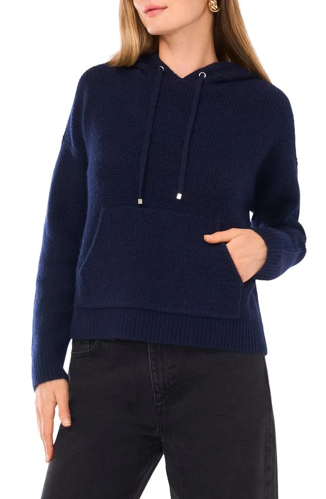 Halogen Waffle Stitch Hooded Sweater