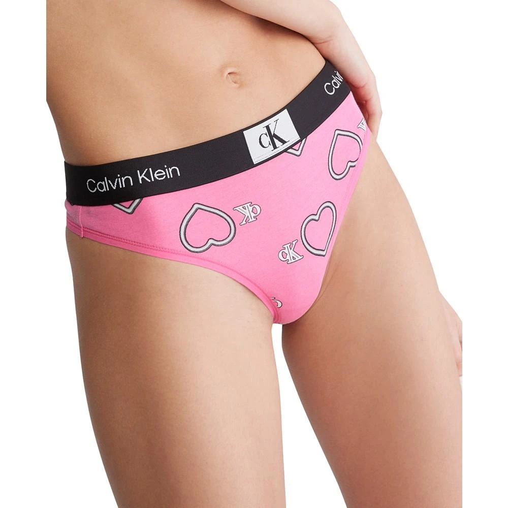 Calvin Klein Women's 1996 Cotton Valentines Modern Thong Underwear QF7479 3