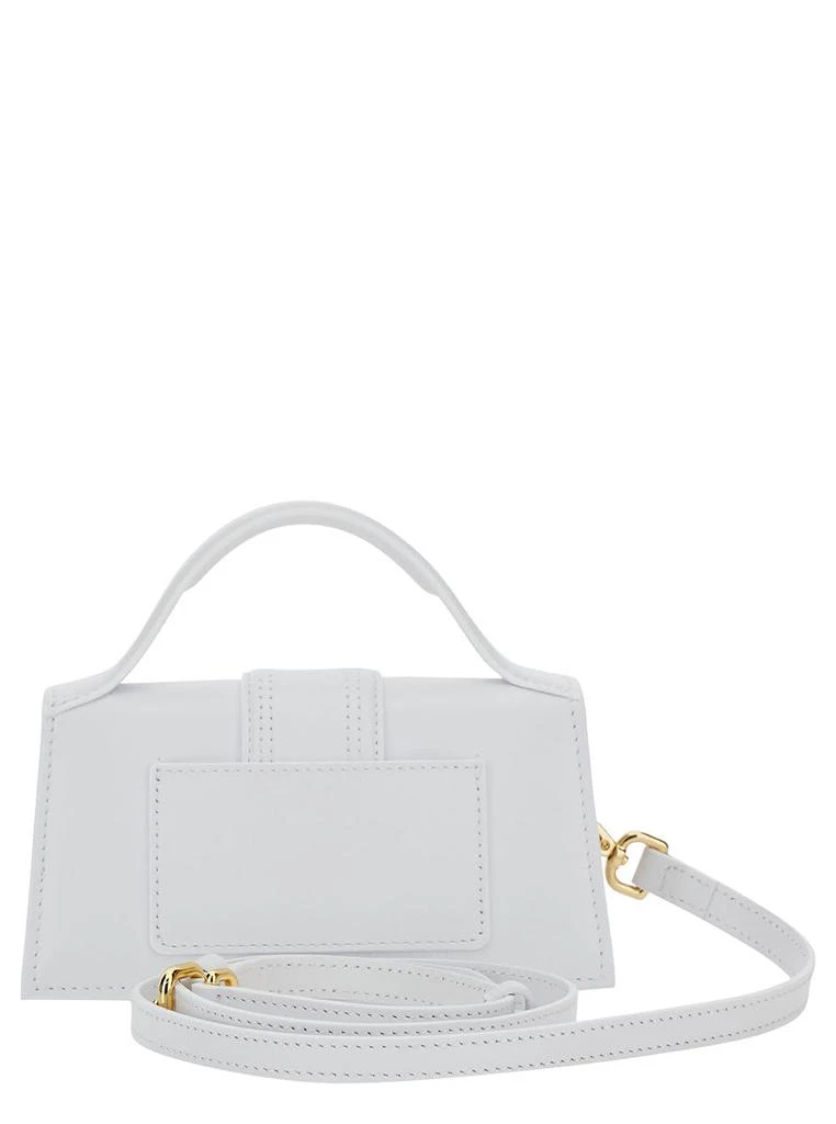 Jacquemus le Bambino White Handbag With Removable Shoulder Strap In Leather Woman 4