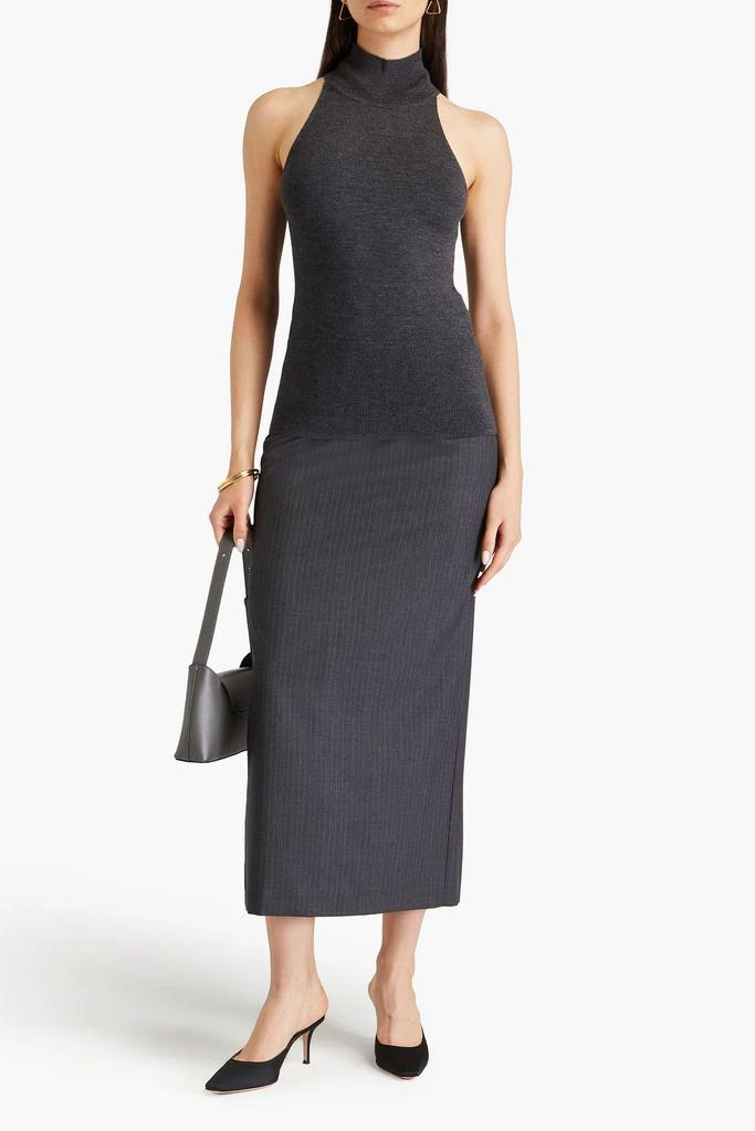 Totême Ribbed wool-blend turtleneck top 2