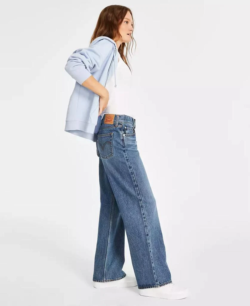 Levi's Women's Super-Low Double-Button Relaxed-Fit Denim Jean in Short Length 4