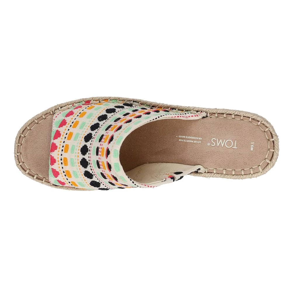 TOMS Monica Mule Wedge Heel 4