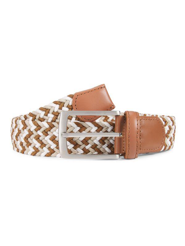 W. Kleinberg Leather Textured Belt
