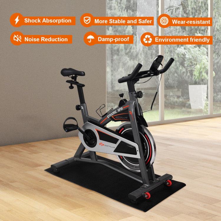 Hivvago Long Thicken Equipment Mat for Home and Gym Use