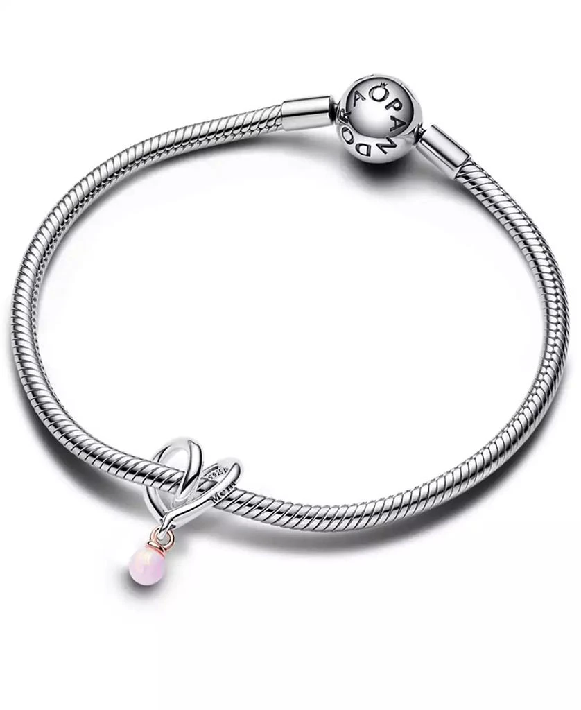 PANDORA Two-Tone Wrapped Heart Charm 3