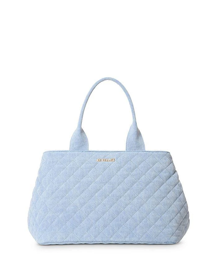 MZ Wallace Denim Medium East West Tote 7