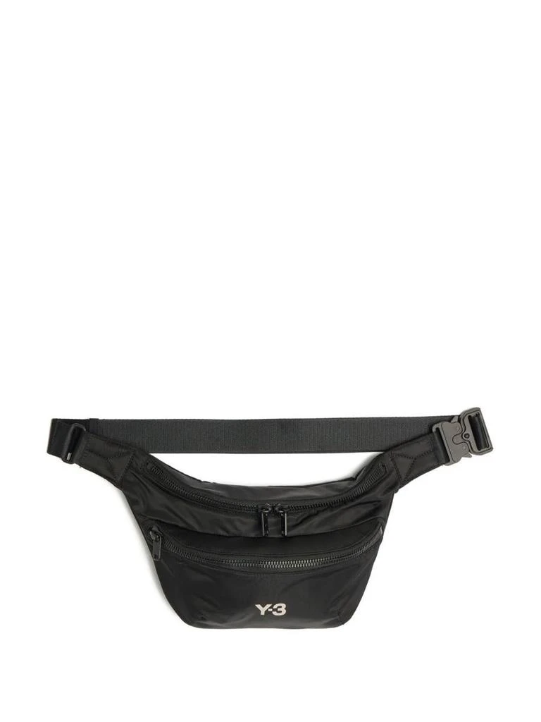 Y-3 Y-3 Adidas Black Waist Bag With Double Pocket 1