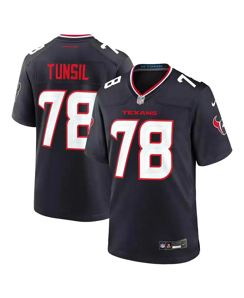 NIKE Men's Laremy Tunsil Navy Houston Texans Team Game Jersey 1