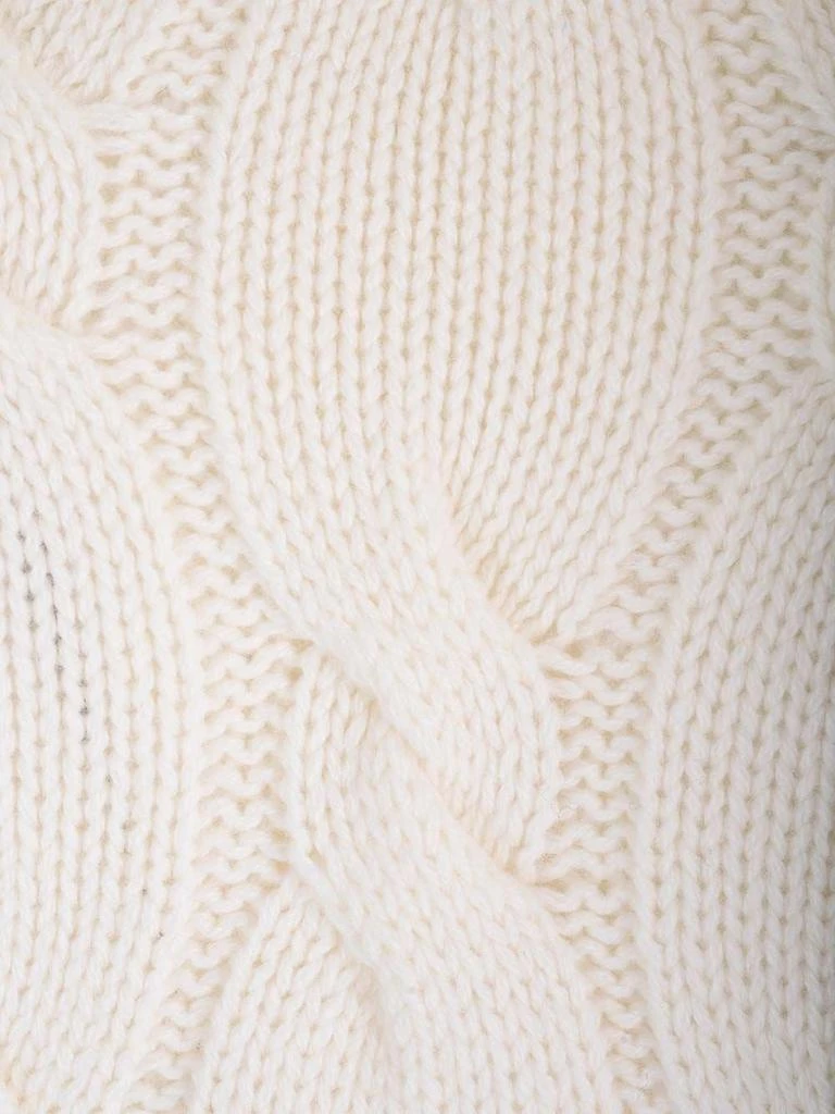BARBA Barba Roll-Neck Cable Knit Jumper 4