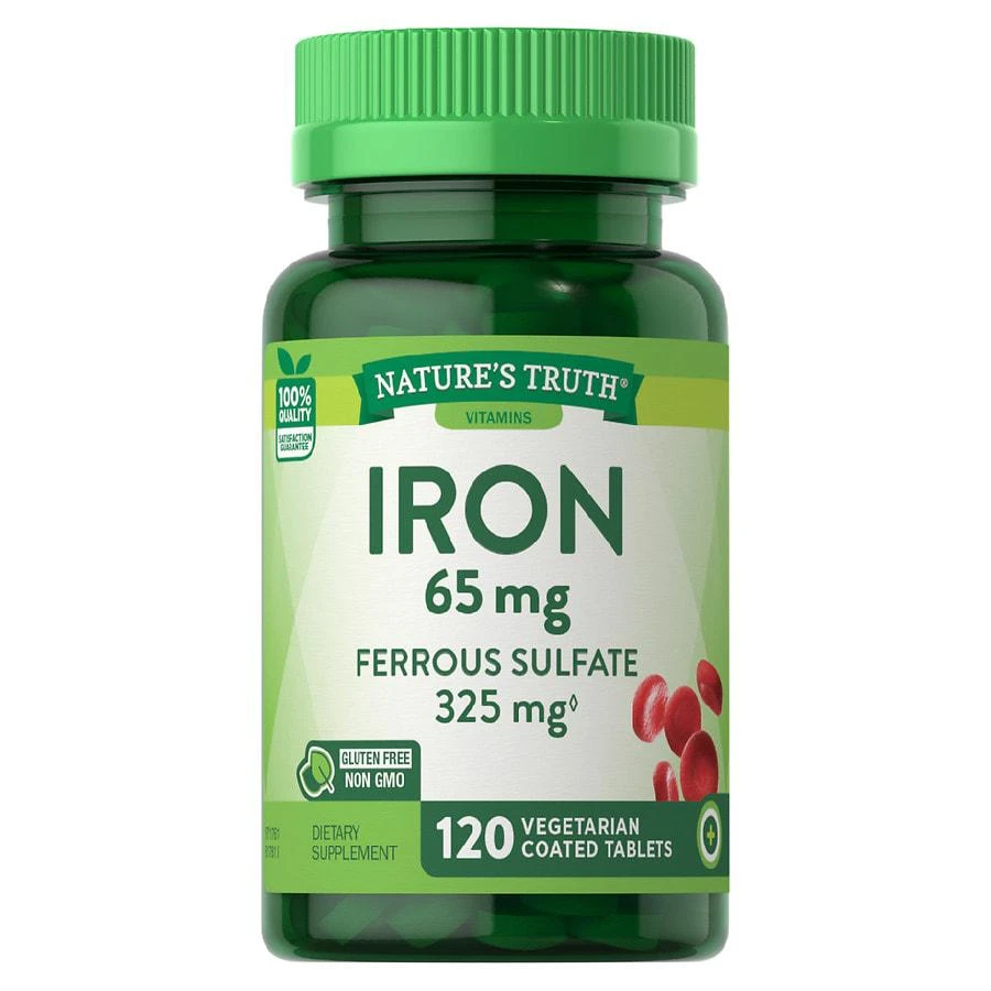 Nature's Truth Iron Ferrous Sulfate Tablets 1