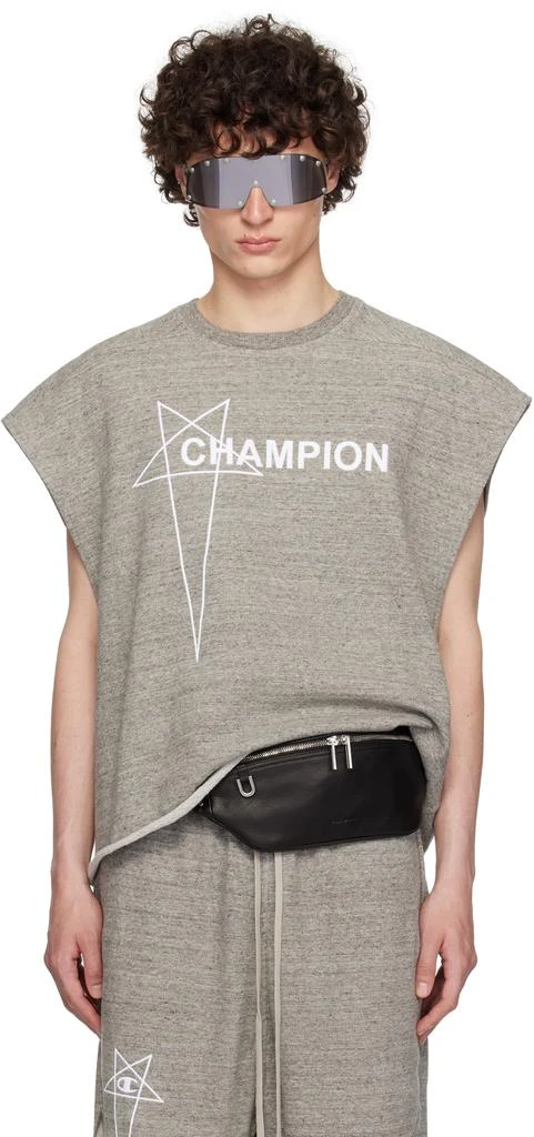 Shop Gray Champion Edition Micro Tatlin Tank Top on Sale at 