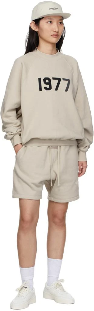 Essentials Beige '1977' Sweatshirt 4