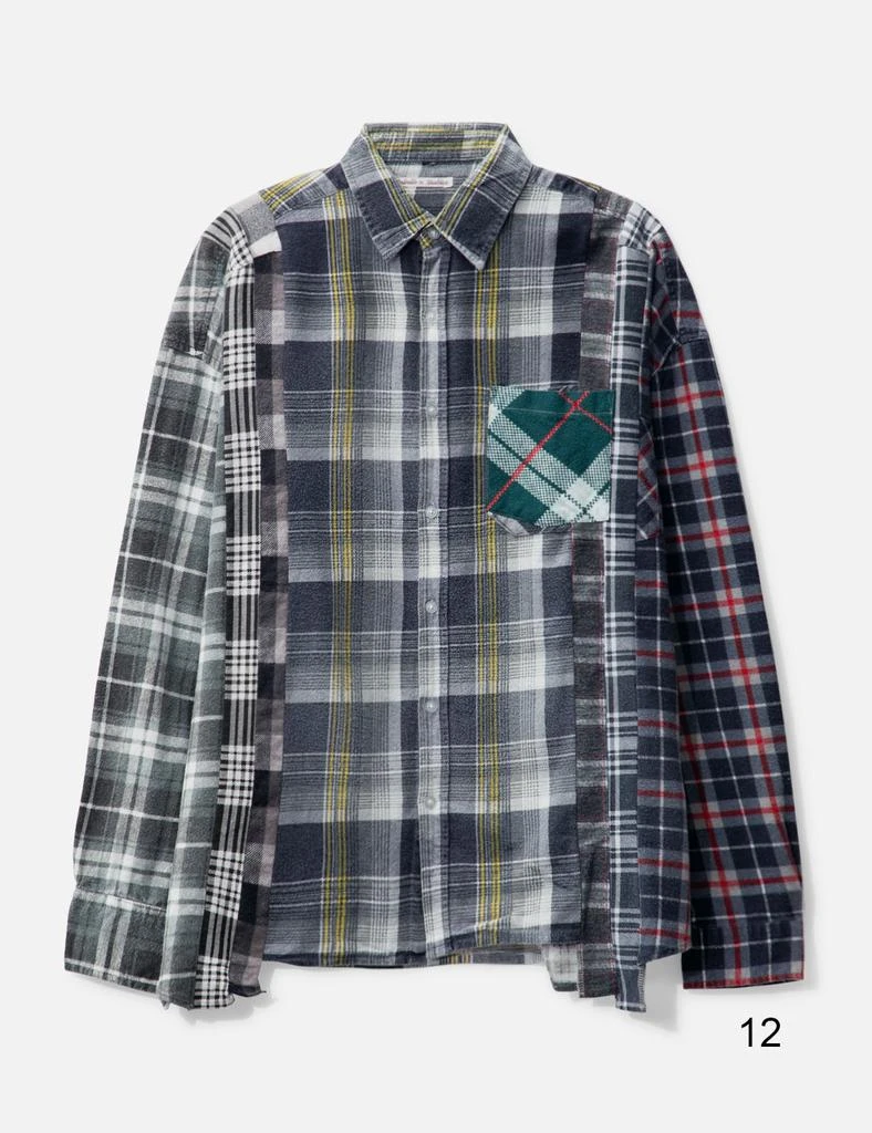 Needles 7 Cuts Wide Flannel Shirt 17