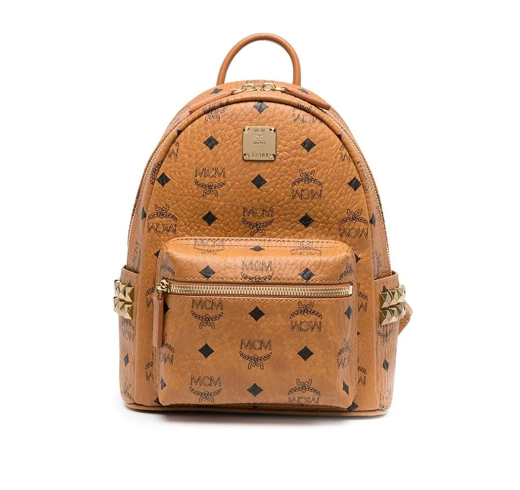 MCM Stark Visetos Studded Backpack 1