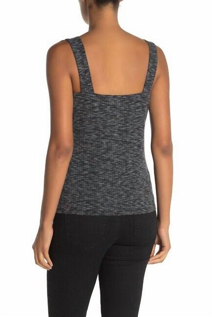 Bobeau Bobeau - Ribbed Marl Tank Top