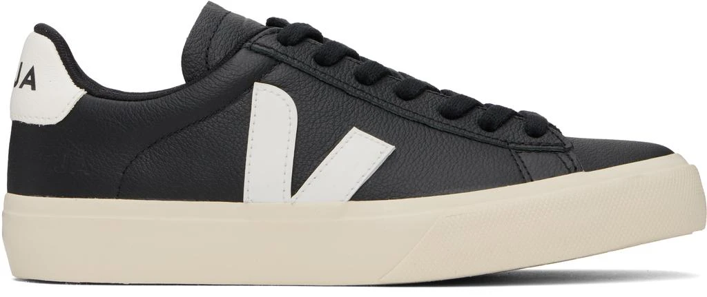 Veja Black & White Campo Leather Sneakers 1