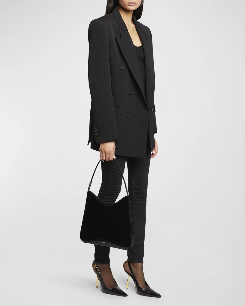 Yves Saint Laurent Sadie Shoulder Bag in Patent Leather 3