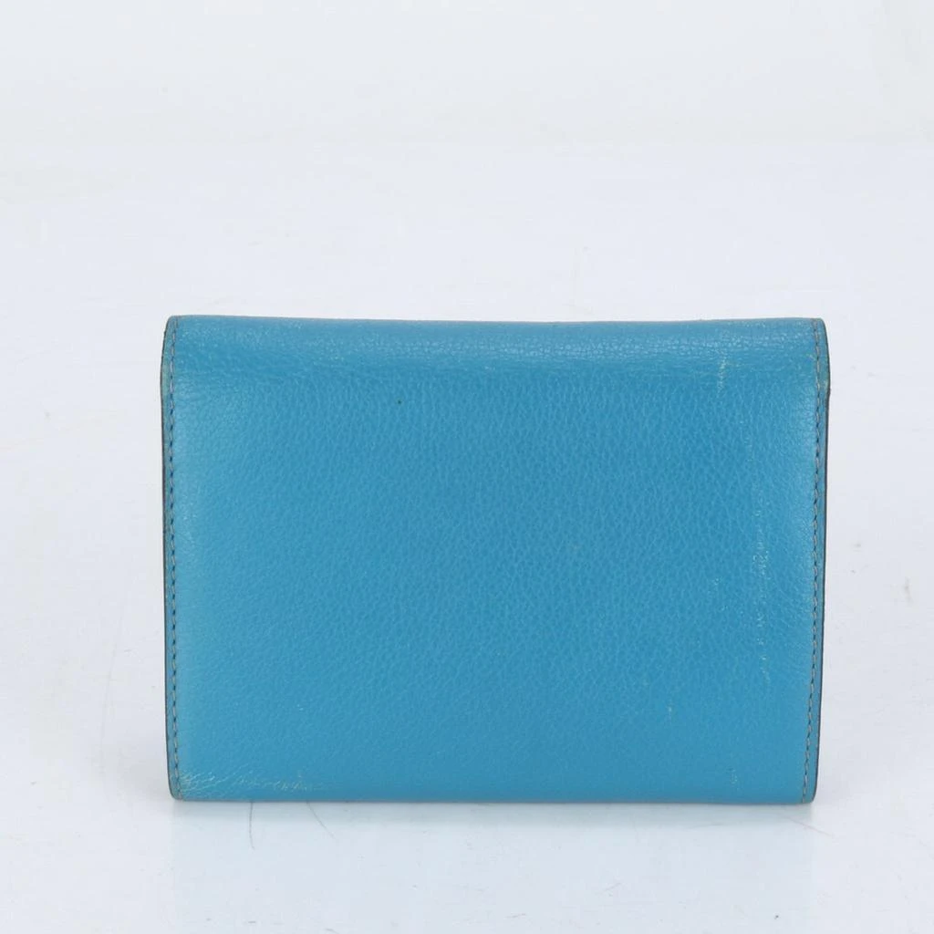 Cartier blue Leather Wallet (Bi-Fold) (Pre-Owned) 5