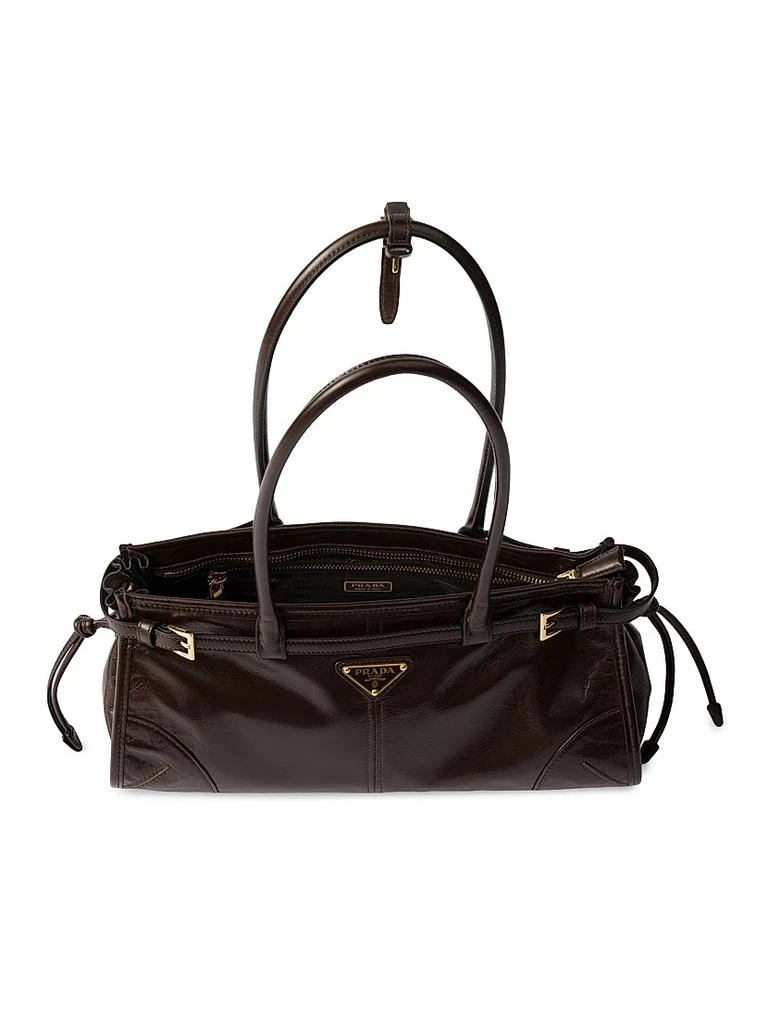 Prada Bonnie Medium Leather Top Handbag 5