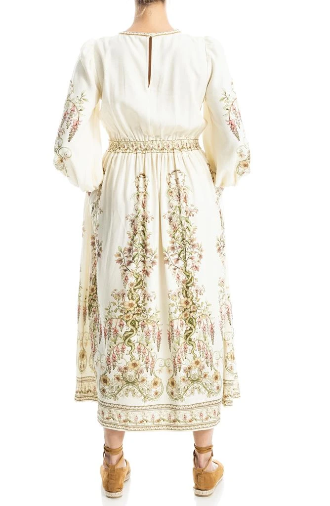 Max Studio Floral Balloon Sleeve Maxi Dress 2