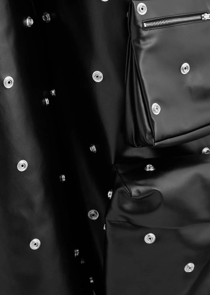 A.W.A.K.E MODE Stud-embellished faux leather trousers 5