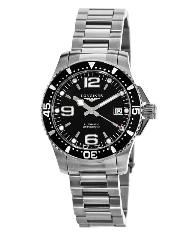 Longines Longines HydroConquest Automatic 39mm Black Dial Steel Men's Watch L3.741.4.56.6 1