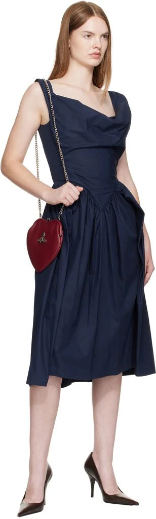 Vivienne Westwood Red Belle Heart Frame Bag 4